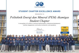 Society of Petroleum Engineers (SPE) PEM Akamigas Student Chapter (SC) kembali raih penghargaan Student Chapter Excellent (SPE) 2023 (Memanggil.co/lst)