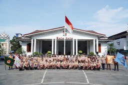100 anggota Pramuka Kota Bogor siap ikuti Peran Saka Jawa Barat. ( Jabar Memanggil/IST)