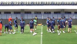 Usai libur sepekan, Skuad Maung Bandung kembali menjalani sesi latihan jelang menjamu Dewa United 26 November 2023. (Jabar Memanggil/Rony Halim)
