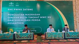 Penguatan Madin dan Sosialisasi Perda Pesantren di kompleks Asrama Perguruan Islam (API) Tegalrejo, Magelang, Sabtu (9/12/2023) (Jabar Memanggil/Hms)