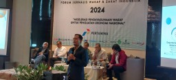 Rakernas dan Workshop Forum Jurnalis Wakaf Indonesia (Forjukasi), di A-One Jakarta. (Ist)