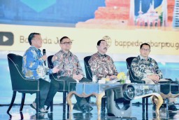 Rektor IPDN Hadi Prabowo saat menghadiri kegiatan musrenbang Pemprov Jabar, di The trans luxury hotel, Gatsu Bandung. (Ist) 