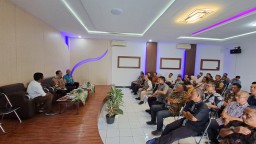 Pj Bupati Sumedang Yudia Ramli saat bersilaturahmi  dengan jajaran Dinas Perikanan dan Peternakan  Kabupaten Sumedang. (Ist) 