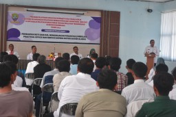 Bupati Sumedang Yudia Ramli saat menghadiri pelatihan kerja bagi warga binaan di  UPTD Balai Pelatihan Kerja Sumedang (ist) 