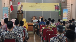 Wakil Ketua KPK RI Ibnu Basuki Widodo, menggelar Safari Keagamaan Antikorupsi dilaksanakan di Aula Kementerian Agama Sumedang. Rabu (21/5/2025)