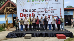 Meriahkan HUT RI ke 80 RM. Alam Ciloa Gelar Donor Darah, Khitanan Massal dan Bazar Pasar Murah