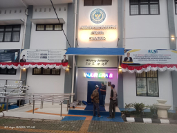 Suasana  Lapas Kelas II B Cianjur dimana ditemukan napi tewas dengan cara gantung diri di dalam kamar hunian, Kamis (21/08/2025).