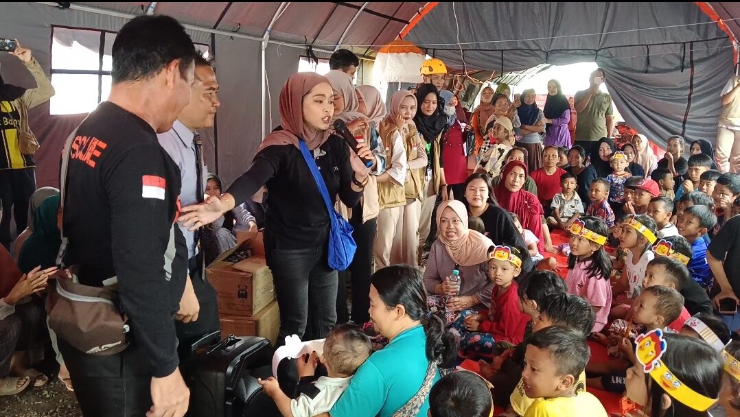 Puluhan Anak-anak Korban Angin Puting Beliung Jalani Trauma Healing