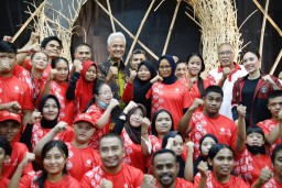Gubernur Jawa Tengah Ganjar Pranowo ikut menyuntikan semangat kepada mereka menuju event Special Olympics World Summer Games (SOWSG) Berlin Jerman 2023.(Memanggil.co/ist)