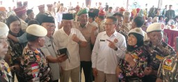 Keterangan: Letjen (Purnawirawan) Bibit Waluyo, saat silaturrahmi dengan para purnawirawan TNI-Polri yang ada di Kendal, di RM Resto Aldila, Rabu 07/06/2023. (Roni/Jateng Memanggil)