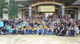 Ketetangan: 370 peserta Jambore Karang Taruna 2023 dari Kendal, saat berangkat ke Tawangmangu, Karanganyar, Rabu 14/06/2023. (Jateng Memanggil/Ist)