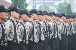 Keterangan: Ratusan peserta didik saat mengikuti acara pembukaan Pendidikan Pembentukan Bintara Polri Polda, Jawa Tengah Gelombang lI Tahun Anggaran 2023, di SPN Purwokerto, Banyumas, Selasa 25/07/2023. (Jateng Memanggil/Ist) 