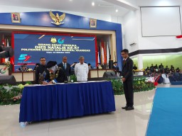 Keterangan: Direktur PEM Akamigas, Erdila Indriani, saat acara acara sidang senat terbuka Dies Natalis ke-57 PEM Akamigas yang dilaksanakan di Grha Oktana PEM Akamigas, Selasa 24/10/2023. (dok/Jateng Memanggil)