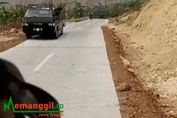 Keterangan: Kondisi jalan di jalur Kalices- Sojomerto usai dibangun, Kamis 10/11/2023. (Roni/Jateng Memanggil)