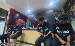 Komplotan Pembuat Konten Judi Jaringan Kamboja dibekuk. (Jateng Memanggil/Antara) 