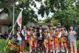 Keterangan: Kopi Gama, saat menggelar festival budaya barongan, di Desa Sendangdawuhan, Rowosari, Kendal, Minggu 28/01/2024. (Roni/Jateng Memanggil)