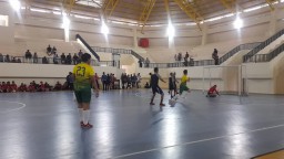 Keterangan: Bupati Dico saat ikut bertanding futsal bersama Forwaken, di lapangan Futsal Gor baru, Senin 17/02/2025. (Roni/Jateng Memanggil)