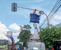 Dishub Rembang Pasang CCTV di Atas Jalan Pantura (Jateng Memanggil/Ist)