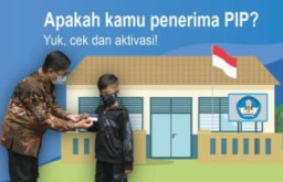 Keterangan: Penerima manfaat program PIP. (Puslapdik/Kemdikbud RI).