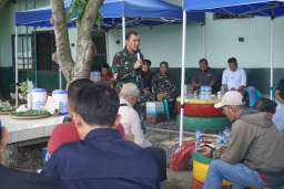 Keterangan: Dandim 0715/Kendal, Letkol Inf, Bagus Setyawan, saat acara silaturrahmi Kodim Kendal dengan Forum Wartawan Kendal (Forwaken), di Makodim Kendal, Selasa 16/09/2025. (Roni/Jateng Memanggil)