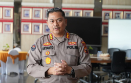 Keterangan: Kabid Humas Polda Jateng, Kombes Pol Artanto, saat menyampaikan pres rilis dihadapan awak media, di Mapolda Jateng. (Hms/dok)