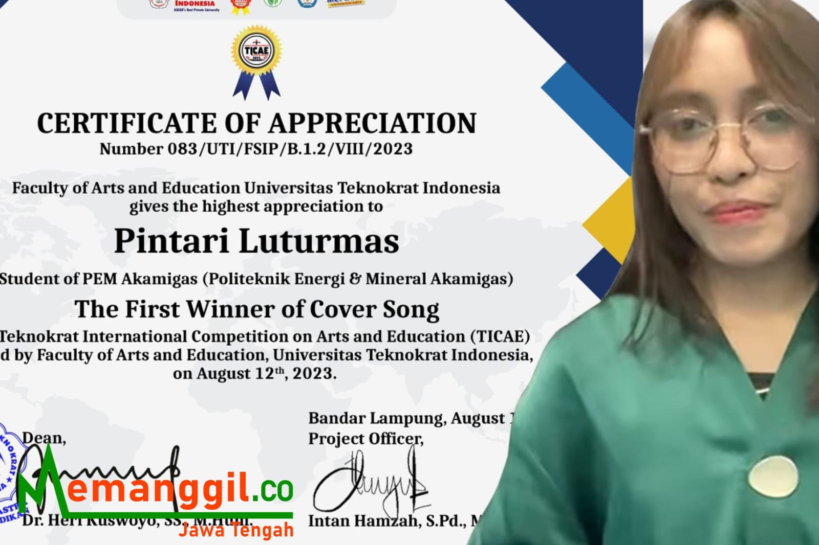 PEM Akamigas Kembali Raih Prestasi Jauara 1 di Ajang TICAE 2023