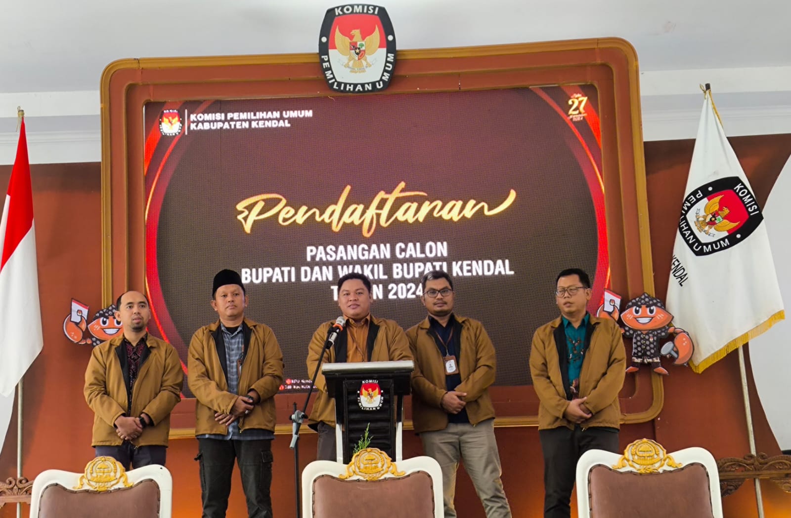 KPU Kendal Resmi Buka Pendaftaran Paslon, Hari Pertama Nihil