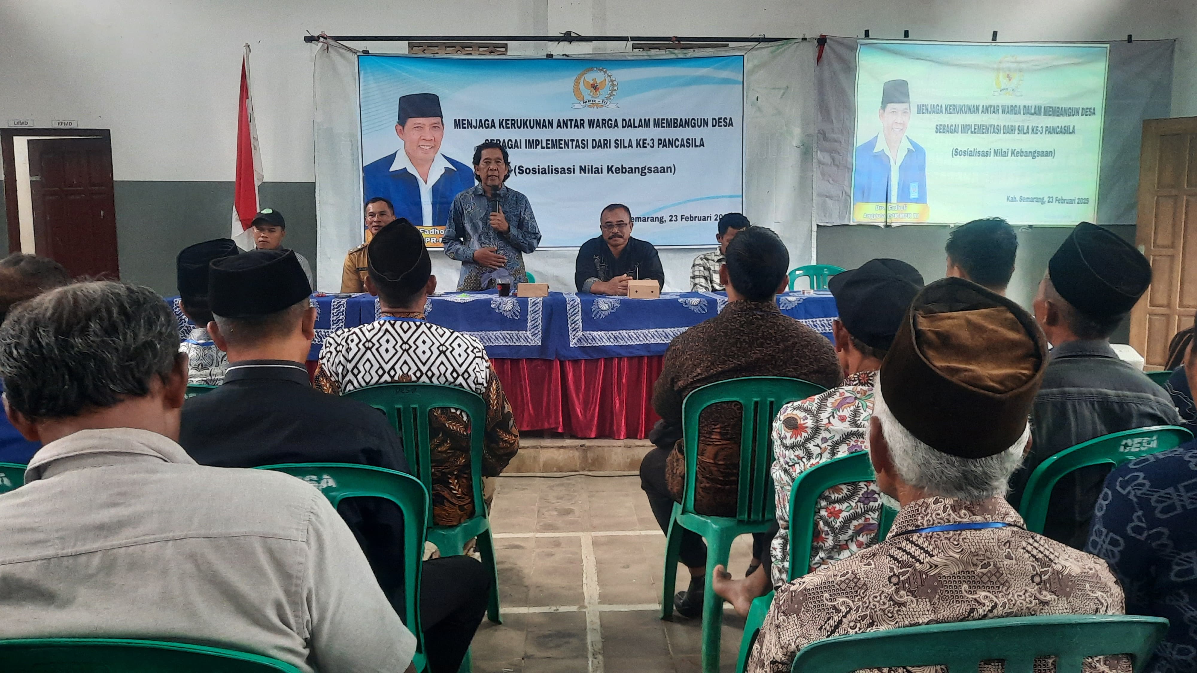 Sosdapi MPR RI Ke-1, Fadholi Ajak Masyarakat Amalkan Pancasila dan Jaga Kerukunan Antar Warga