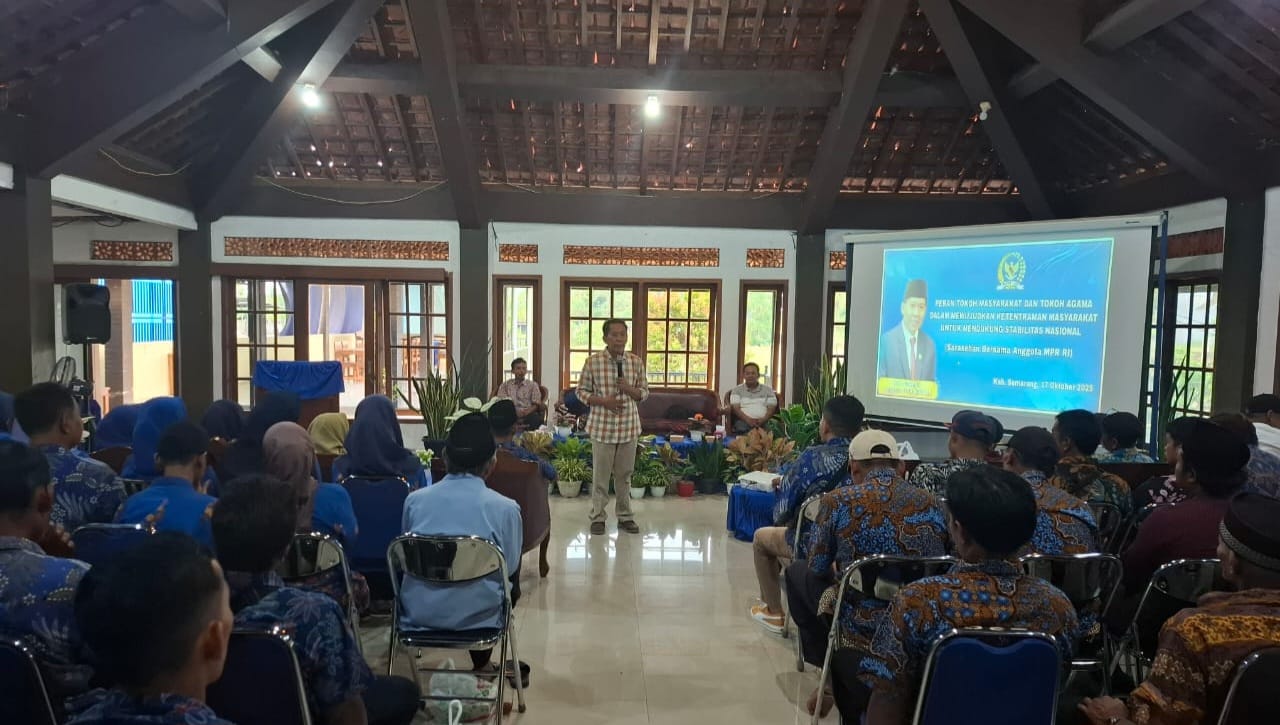 Keterangan: Anggota DPR RI, Fadholi, saat acara sarasehan MPR RI ke-11, di Semarang, Jumat 17/10/2025. (Ist/Jateng Memanggil)