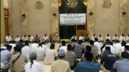 Istigotsah Kebangsaan Kahmi Tuban di Masjid Polres Tuban