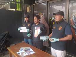 Pelaku laporan palsu diamankan di markas Jatanras Polres Tuban