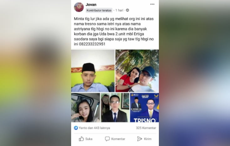 Ketua Partai NasDem Tuban Angkat Bicara Soal Bacaleg yang Dituding Gelapkan 2 Unit Mobil