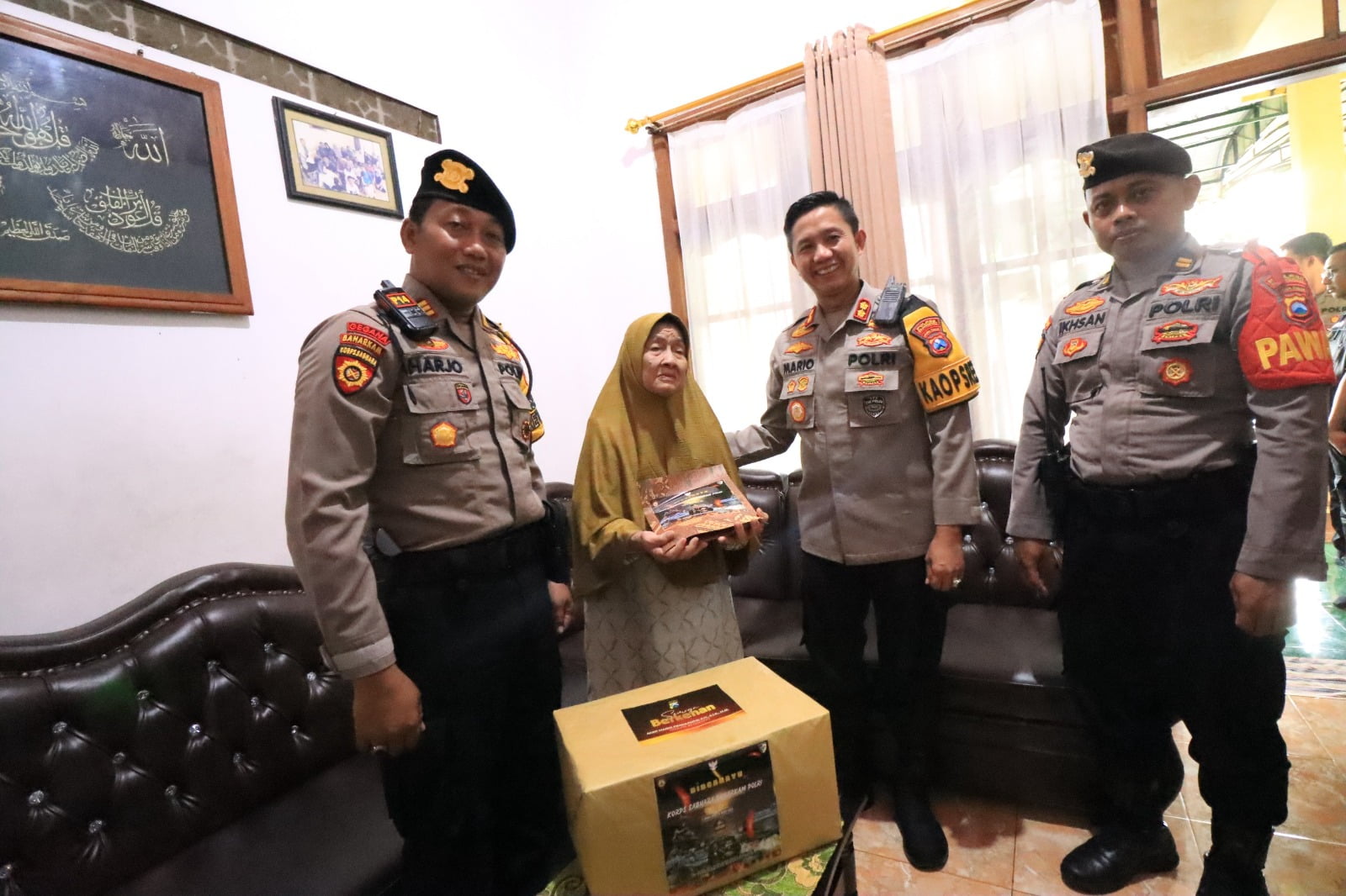 Dirgahayu Korps Sabhara, Kapolres Bojonegoro Ke Rumah Pelaku Sejarah Cikal Bakal Pasukan Perintis Polri