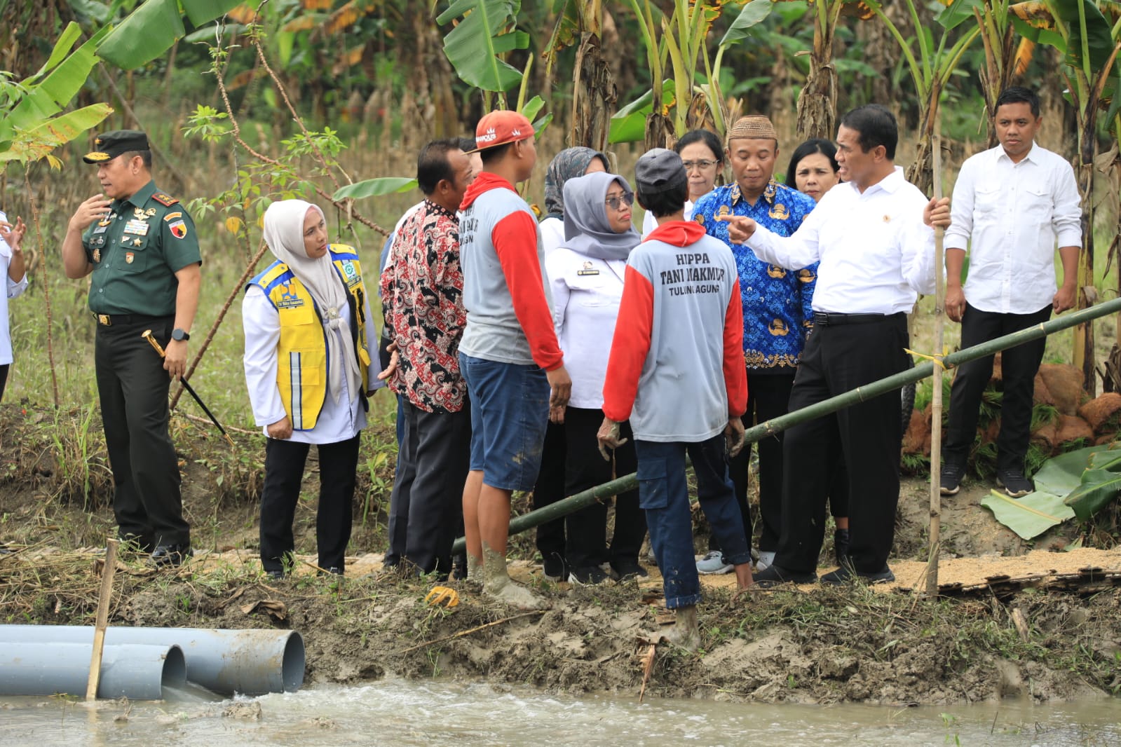 Menteri Pertanian Datangi Bojonegoro Minta Pompanisasi Dilakukan Maksimal
