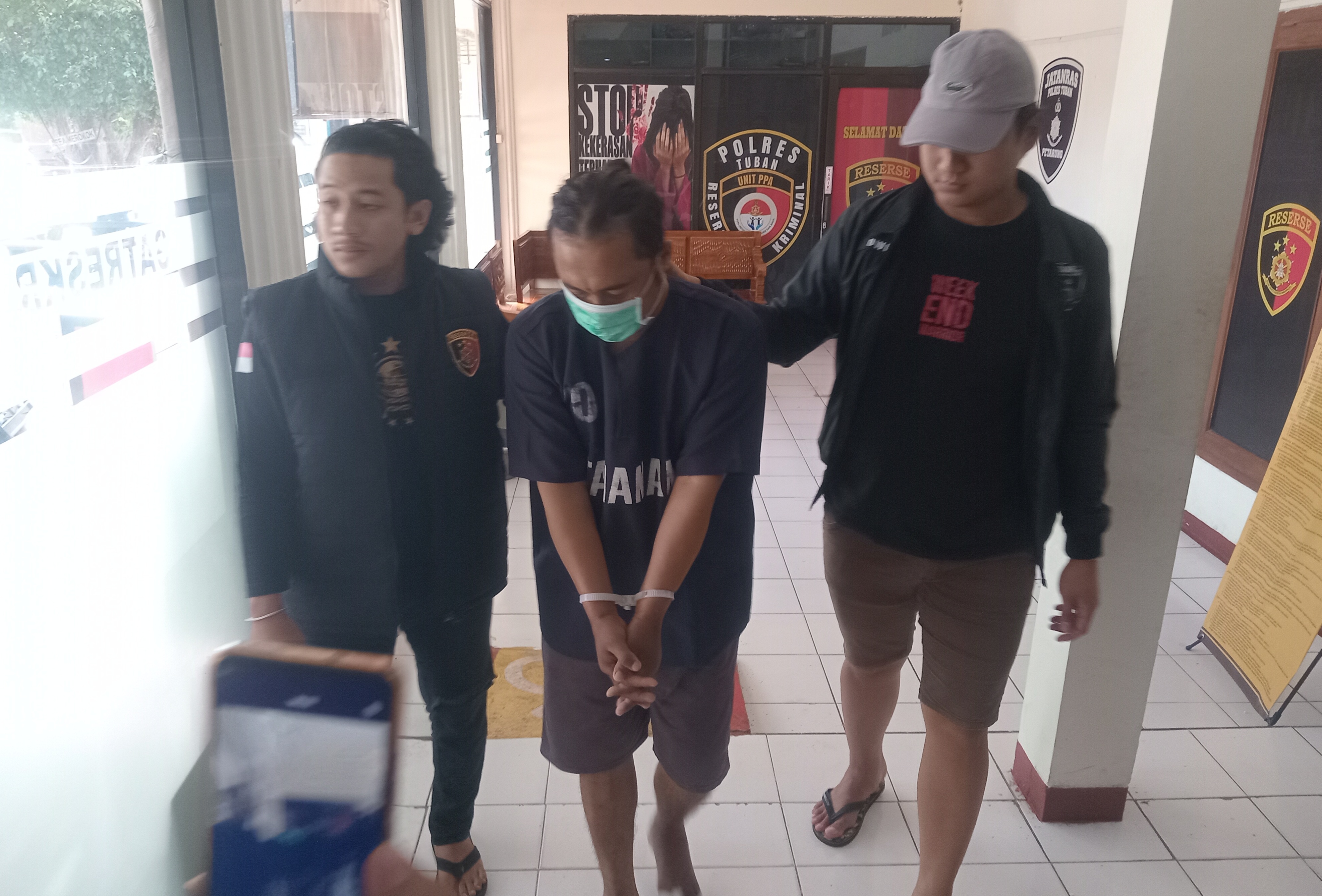 Satreskrim Polres Tuban Tangkap Residivis Pencuri Motor Asal Lamongan