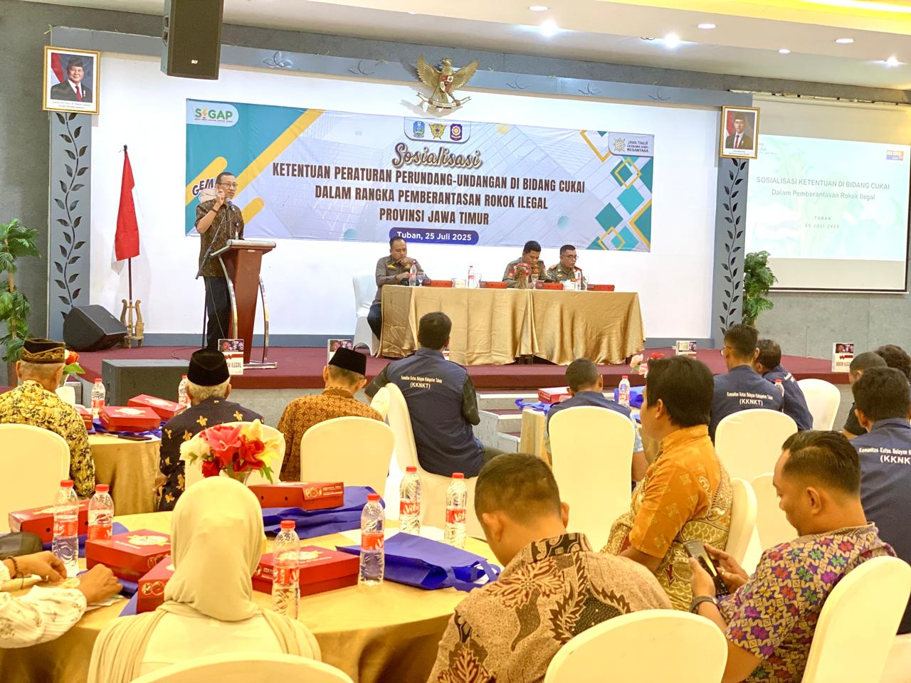 Gelar Sosialisasi, Bea Cukai Ajak Peserta Jadi Kepanjangan Tangan Mensosialisasikan Bahaya Rokok Ilegal