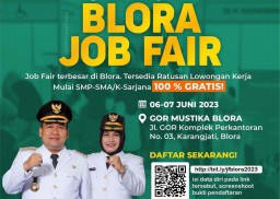 Pamflet Blora Job Fair. (Memanggil.co/Ist)