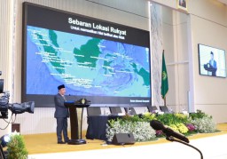 Pengumuman mengenai keputusan hasil sidang isbat Idul Adha 1444 H disampaikan Wakil Menteri Agama Zainut Tauhid Sa’adi dalam jumpa pers di kantor Kemenag, Minggu (18/06/2023). (Memanggil.co/Ist)