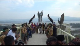 Peresmian Menara Kujang Sapasang Sumedang, Minggu (13/8/2023) (Memanggil co/lst)
