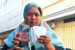 Ratnawati diperas hingga jutaan rupiah dengan iming-iming memenangkan undian dari Giveaway artis terkenal Baim Wong (Memanggil.co/Antara)