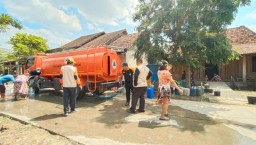 Warga terdampak kekeringan yang mengajukan bantuan dropping air bersih kepada BPBD Pati kini makin meluas. (Memanggil.co)