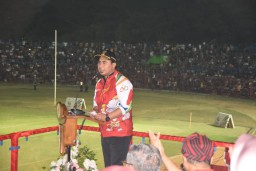 Kompetisi Porprov Jateng 2023 ditutup Wakil Gubernur Jateng Taj Yasin di Stadion Gelora Bumi Kartini. (memanggil.co/ist)