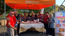 Promosi produk UMKM Blora menjadi program sasaran bagi para mahasiswa KKN-IKMB dari IAIN Kudus. (Memanggil.co/ Kohwan Arif Firmansyah)
