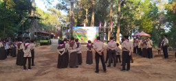SLB Negeri Lasem Kabupaten Rembang menggelar kegiatan berkemah di Bumi Perkemahan Pijar Park.(Memanggil.co/Rinduwan)