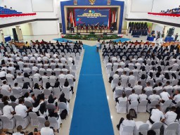 Sidang Senat Terbuka Dies Natalis ke-57 PEM Akamigas di Graha Oktana PEM Akamigas, Selasa (24/10/2023) (Memanggil.co/dok.pribadi PEM Akamigas Cepu)