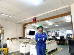 
Amida Yasmin alumni Program Studi Teknik Instrumentasi Kilang PEM Akamigas tahun 2023. (Memanggil.co/Ist) 