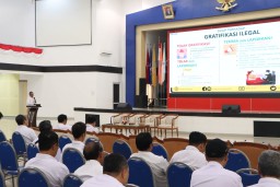 Inspektorat V KESDM menggelar ‘Sosialisasi dan Internalisasi Pengendalian Gratifikasi dan benturan kepentingan, di PEM Akamigas Cepu, Blora Jawa Tengah. (memanggil.co)