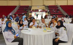 Para pegawai Dinas PMD Kabupaten Blora ketika mengikuti kegiatan Hari Antikorupsi Sedunia 2023. (Memanggil.co/Ist) 