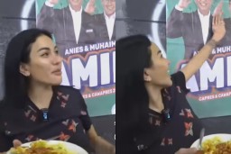 Nikita Mirzani mendadak hilang nafsu makan usai melihat poster Amin (Memanggil.co/@lamis.corner)