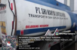 Penampakan truk pengangkut solar disebut ilegal di Bojonegoro yang telah diamankan kepolisian. (Memanggil.co/Ist) 